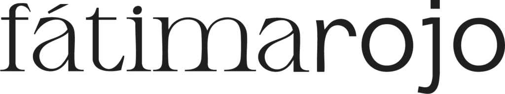 Diseño de logo principal negro para Fátima Rojo Branding Studio